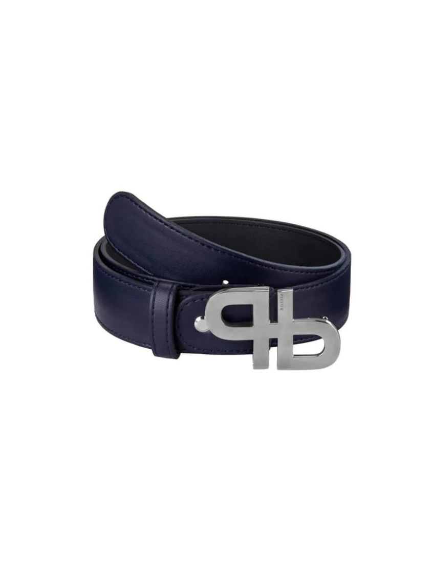 Navy/Chrome Pikeur Belt