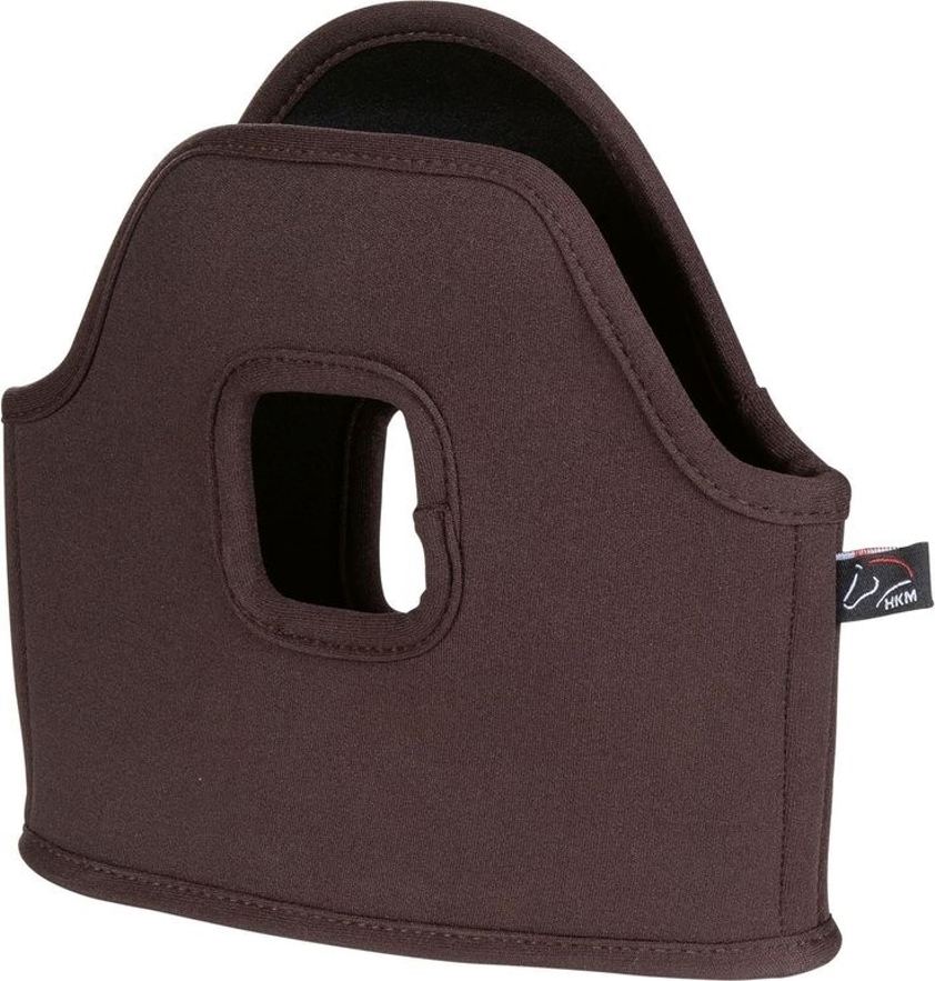 Brown HKM Neoprene Stirrup Cover