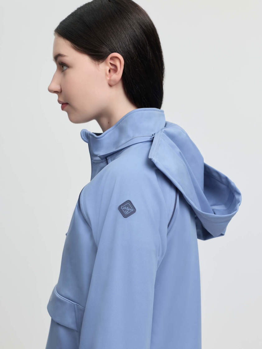 Powder Blue LeMieux Young Rider Paige Quarter Zip Waterproof Jacket