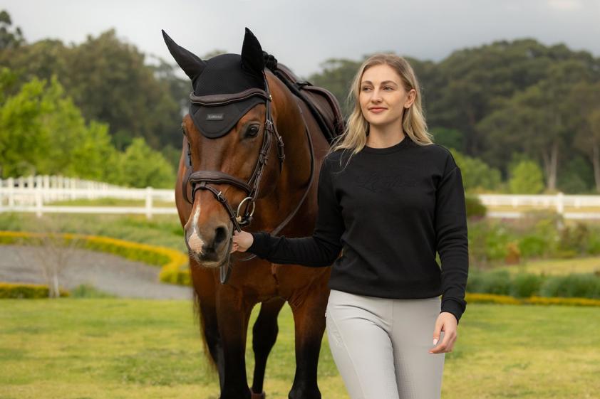 Black LeMieux Christina Crew Sweat