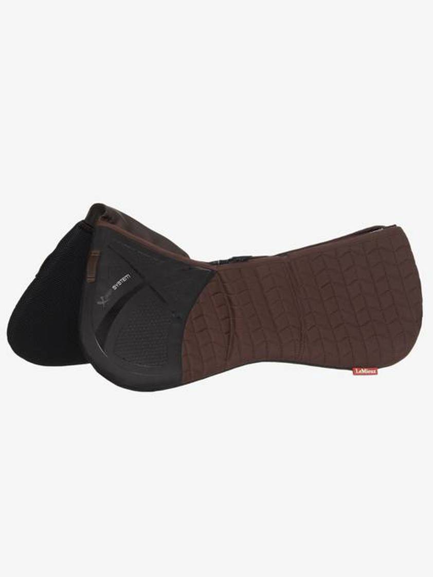 Brown LeMieux ProSorb 3 Pocket Quilted Half Pad