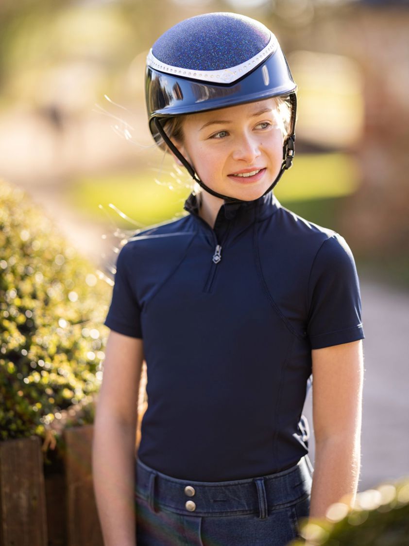 Indigo LeMieux Young Rider Short Sleeve Base Layer