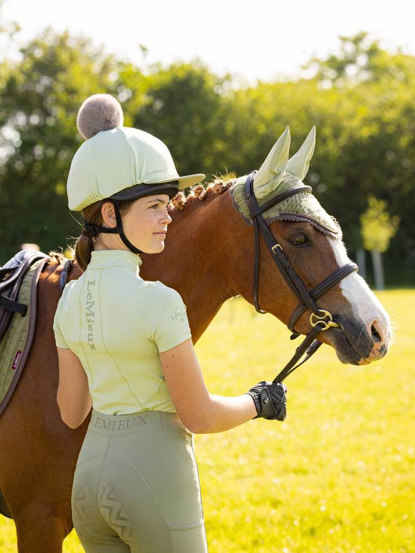 Pistachio LeMieux Young Rider Short Sleeve Base Layer