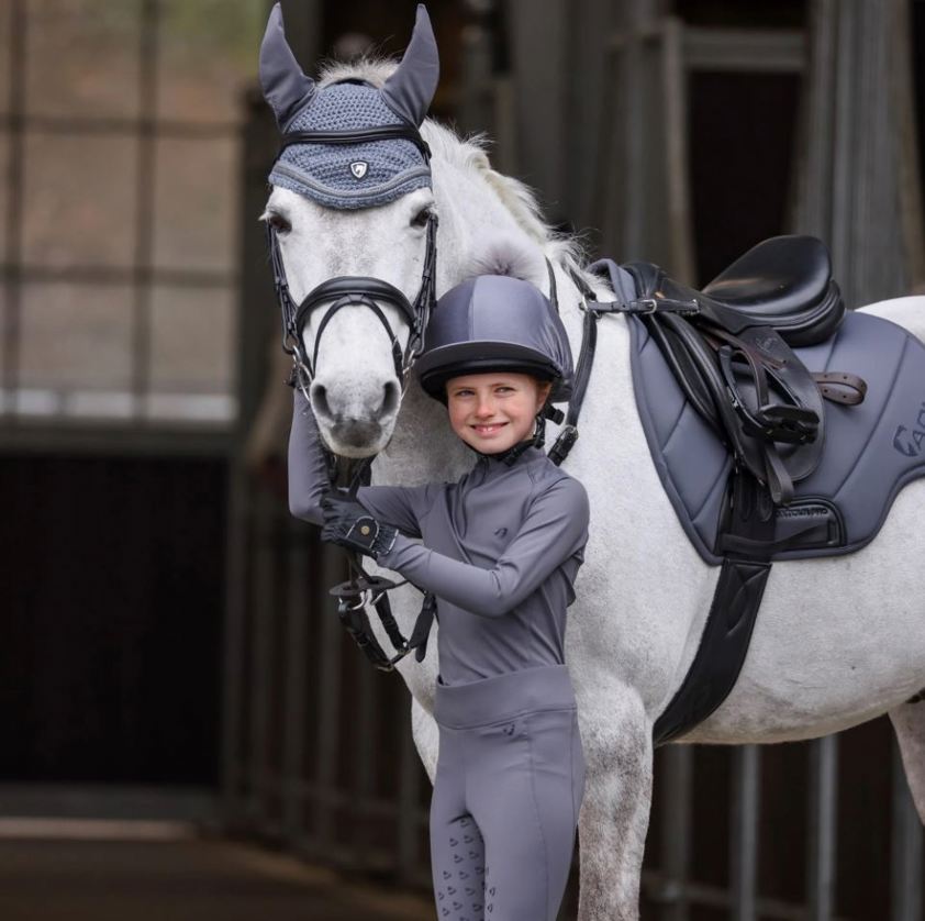 Grey Aubrion Eltar Base Layer - Young Rider