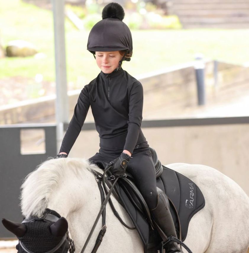 Black Aubrion Eltar Base Layer - Young Rider