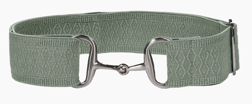 Light Green Claire Elastic Snaffle Belt