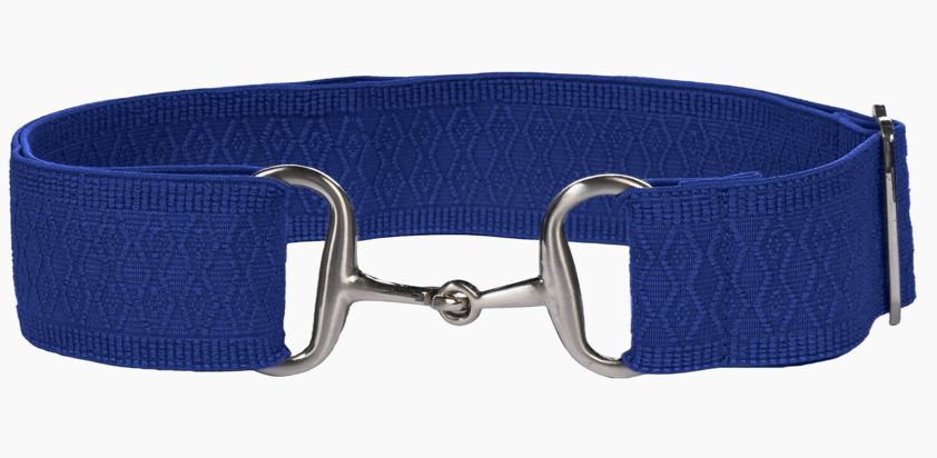 Royal Blue Claire Elastic Snaffle Belt