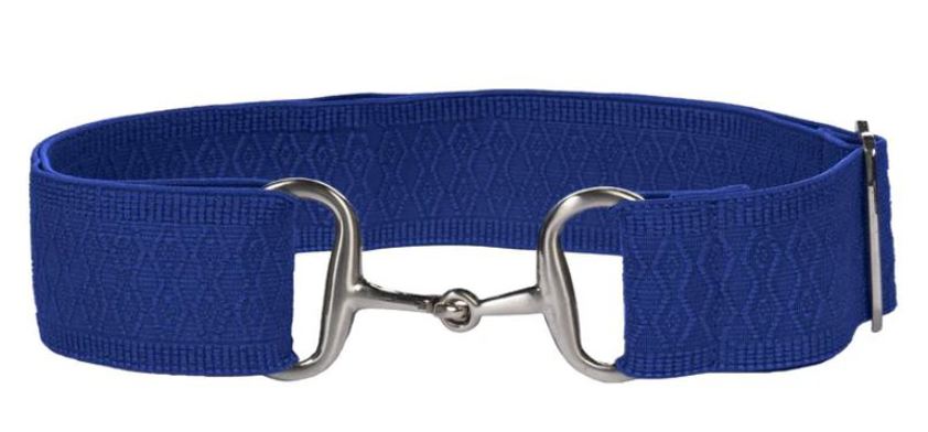 Royal Blue Claire Elastic Snaffle Belt