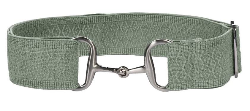 Light Green Claire Elastic Snaffle Belt