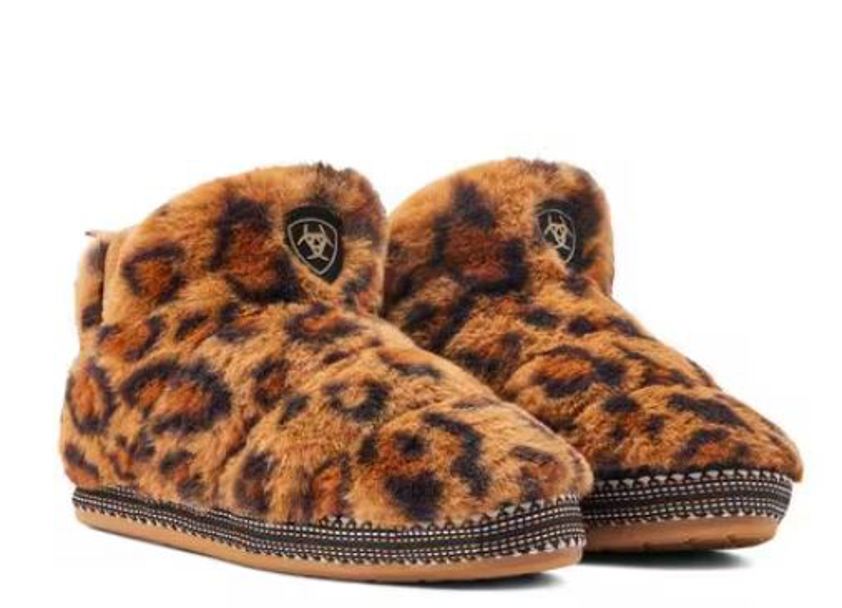 Leopard Print Ariat Bootie Slipper
