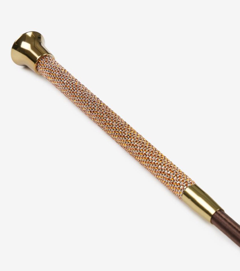 Espresso LeMieux Brilliance Baton Whip