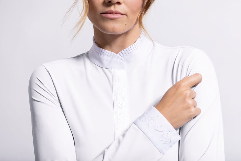 White Samshield Julietta Long Sleeve Shirt