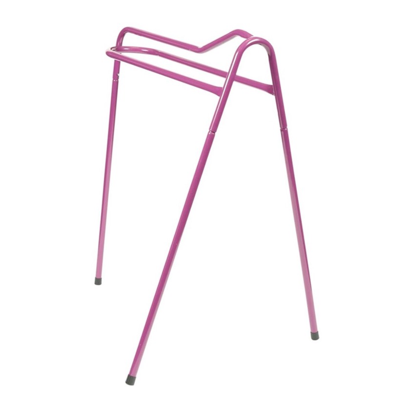 Purple Collapsible Saddle Stand