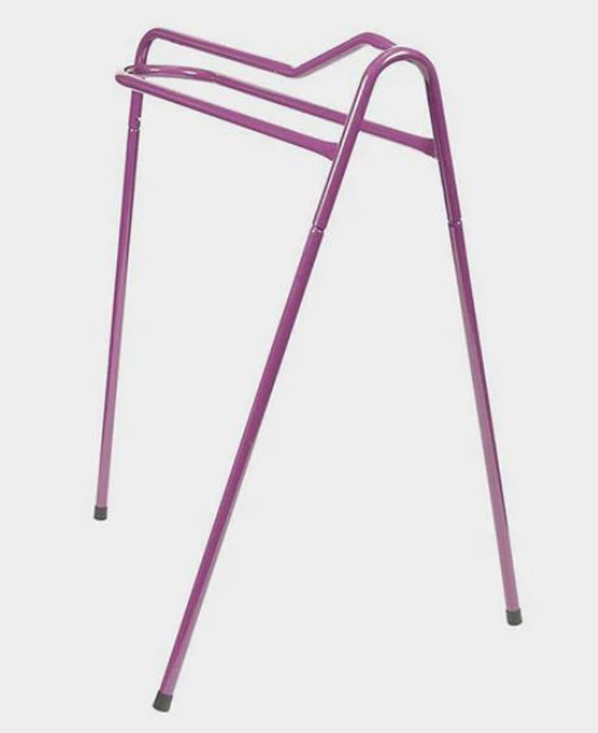 Purple Collapsible Saddle Stand