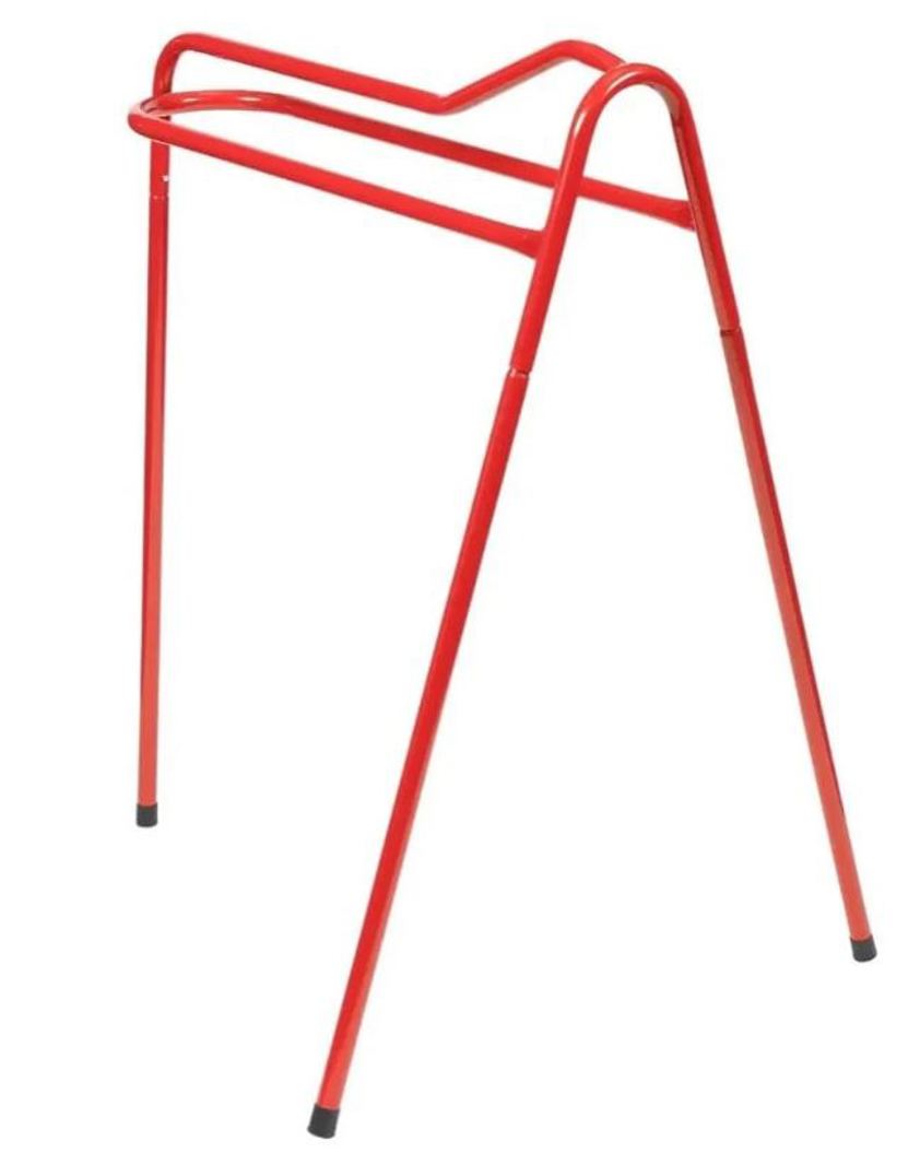 Red Collapsible Saddle Stand