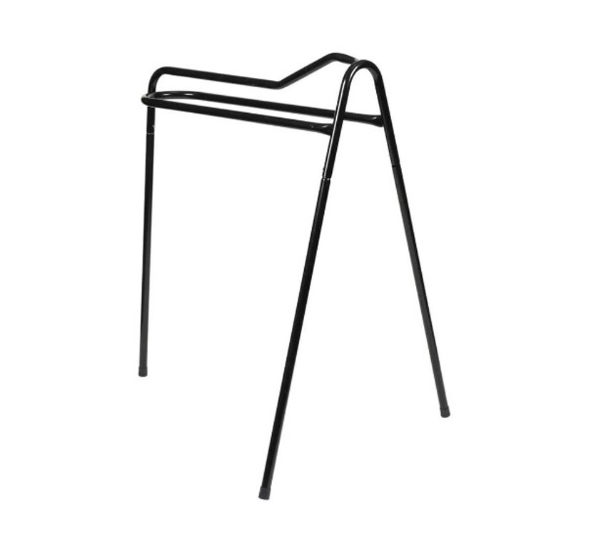 Black Collapsible Saddle Stand