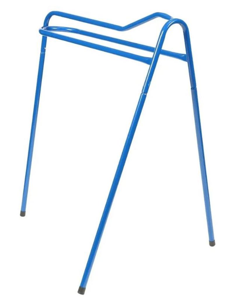 Blue Collapsible Saddle Stand