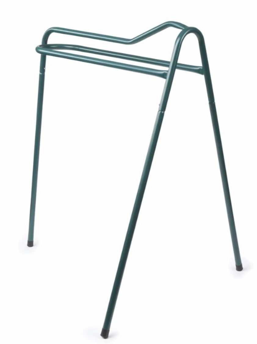Dark Green Collapsible Saddle Stand