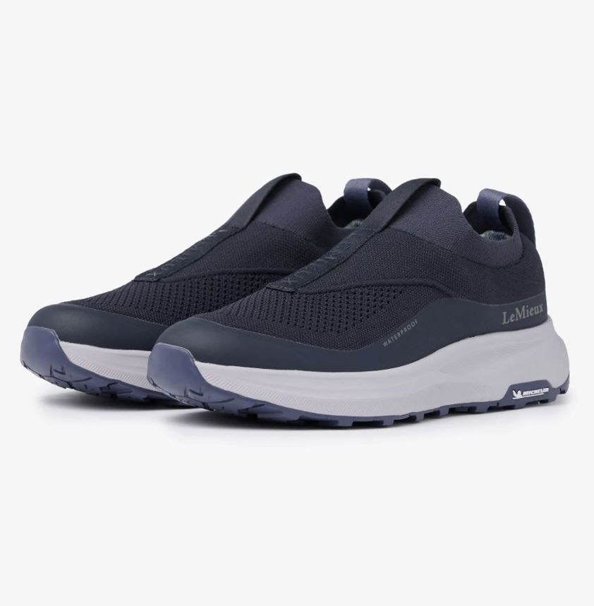Navy LeMieux Kanta Slip On Waterproof Trainer