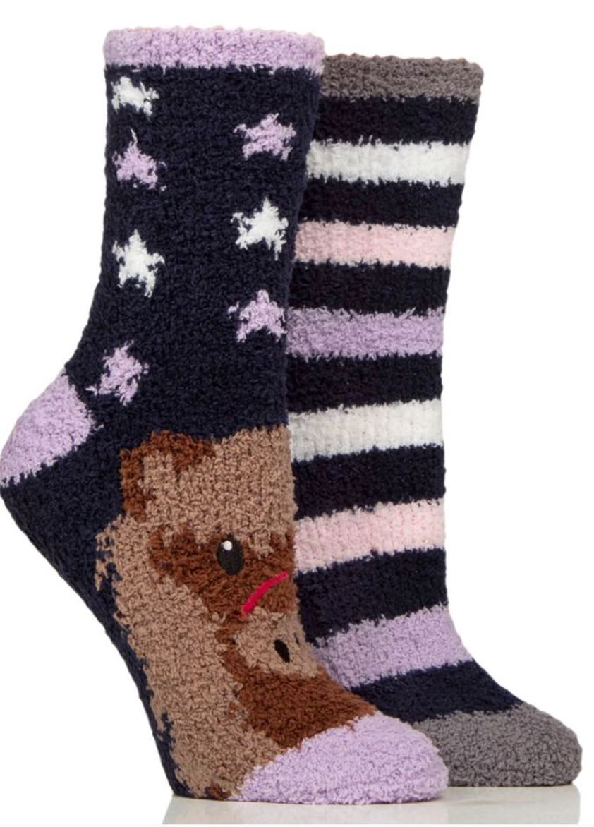 Pony and stripes Wild Feet Junior Fluffy Socks