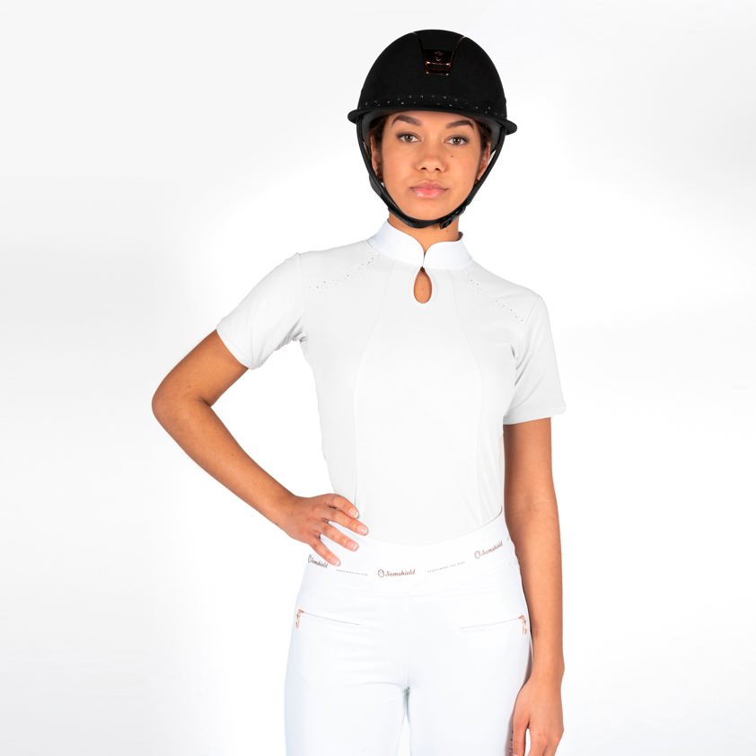 White Samshield Elvira Show Shirt