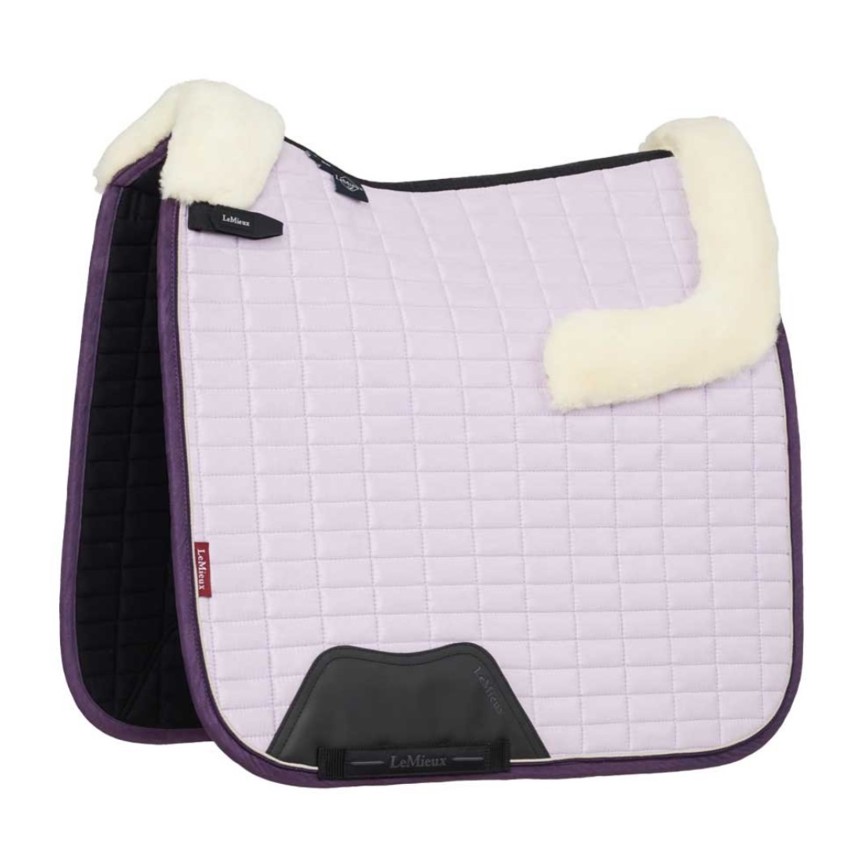 Lilac LeMieux Merino Suede Dressage Saddlecloth