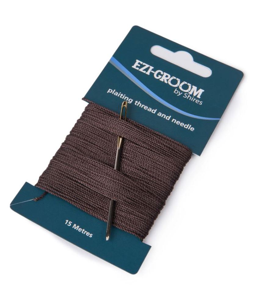 Brown Plaiting Thread on Card