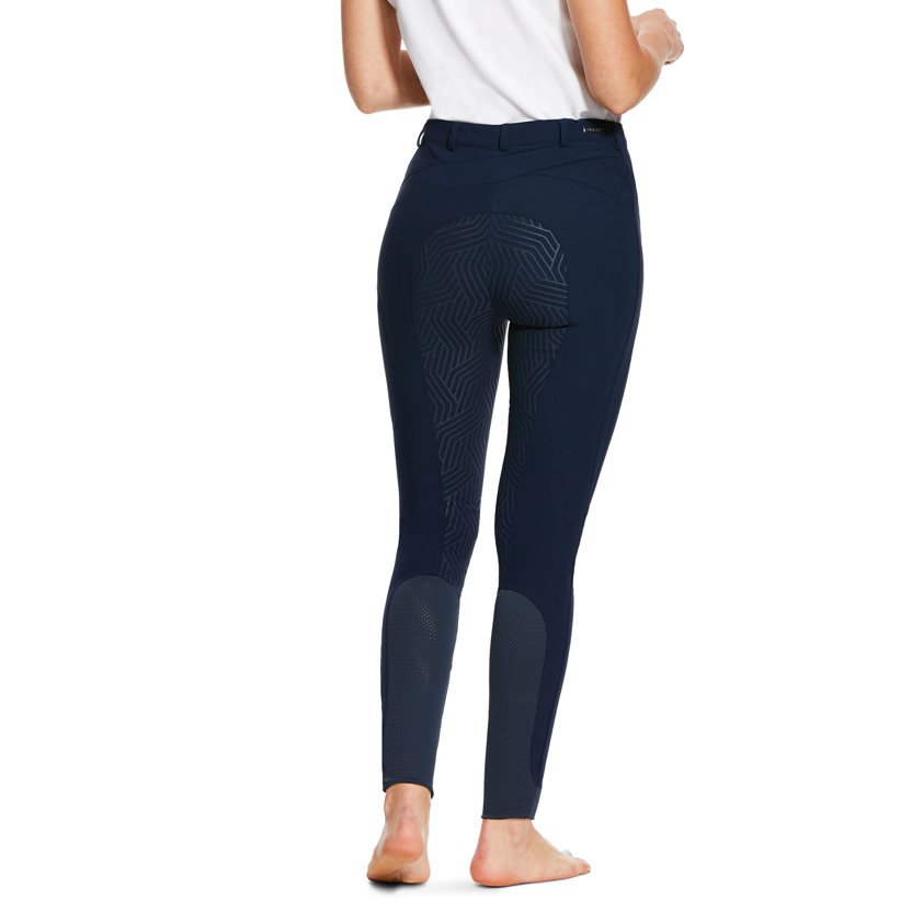 Navy Ariat Ladies Triton Grip Knee Patch Breeches