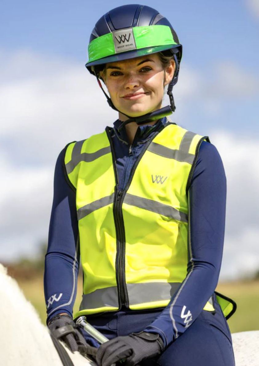 Yellow Woof Wear Hi Vis Riding Vest