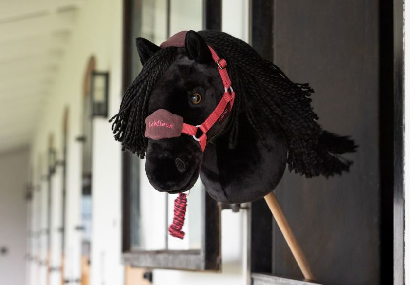 Cranberry LeMieux Hobby Horse Vogue Headcollar