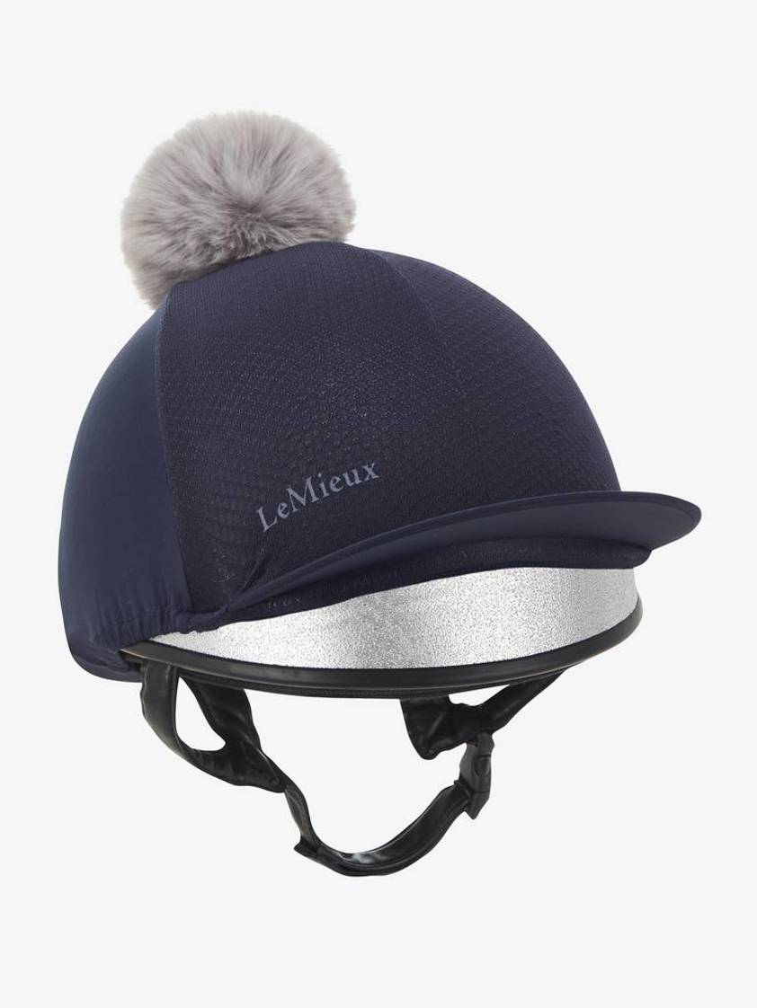 Navy LeMieux Mesh Hat Silk