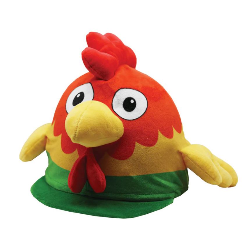 Rocky Rooster Novelty Skull Cap Cover