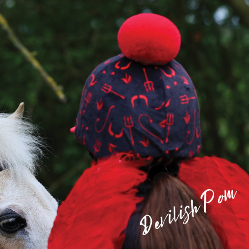 Devilsh Pom Novelty Skull Cap Cover