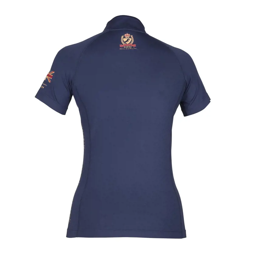 Navy Aubrion Team Short Sleeve Base Layer