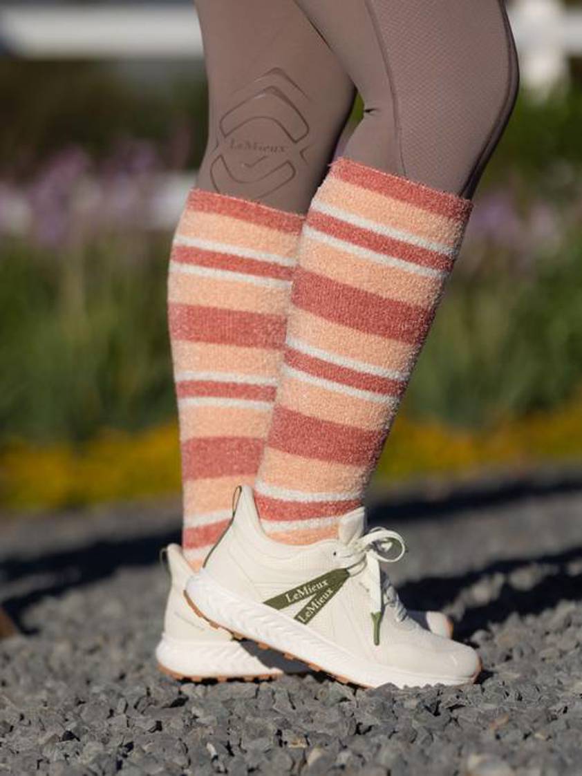 Apricot LeMieux Junior Fluffies Socks