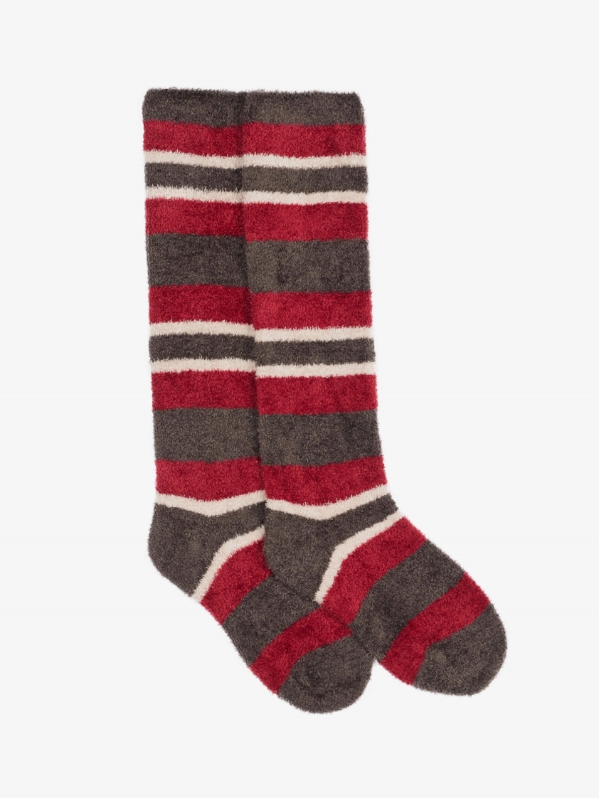 Ember Stripes LeMieux Junior Fluffies Socks