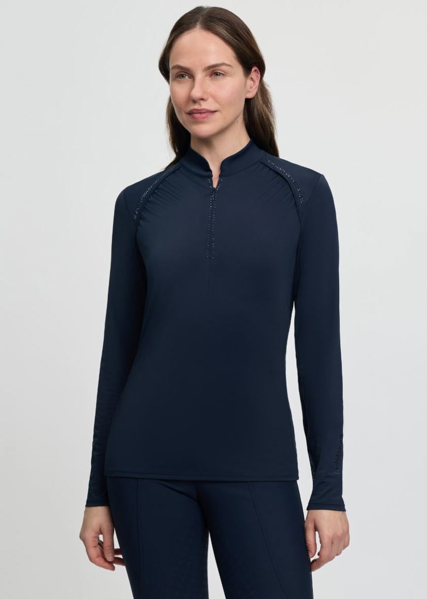 Navy LeMieux Brilliance Heyden Lightweight Base Layer