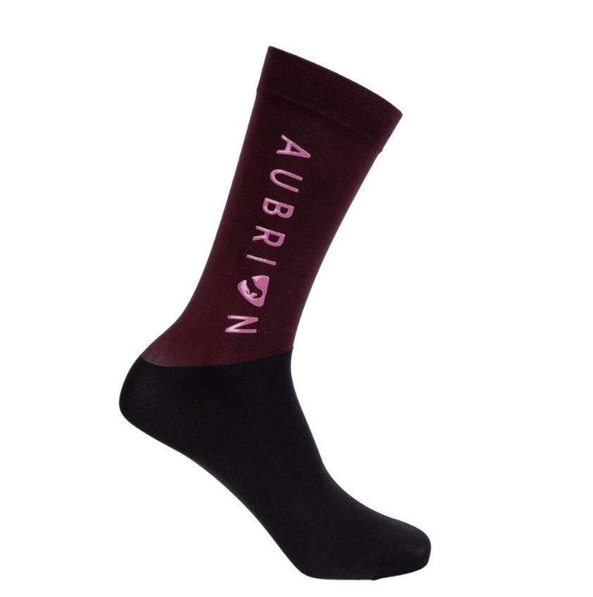 Black Cherry Aubrion Eltar Socks - Child