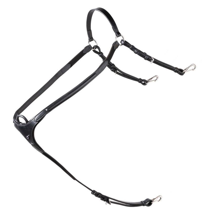 Black/Silver Trust Brussels Bridge Breastplate