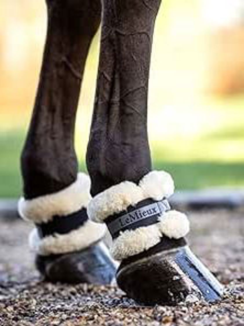 Black LeMieux Fleece Pastern Wrap Black