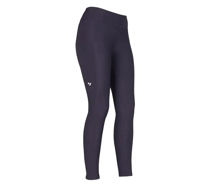 Navy Aubrion Laminated Riding Tights