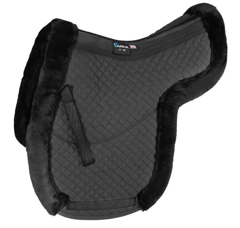 Black ARMA Fully Lined Numnah