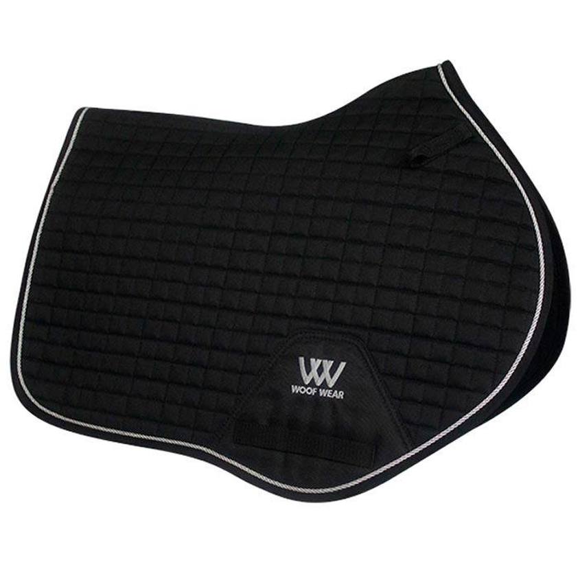 Black/Silver Cord Woof Wear Close Contact Saddlecloth