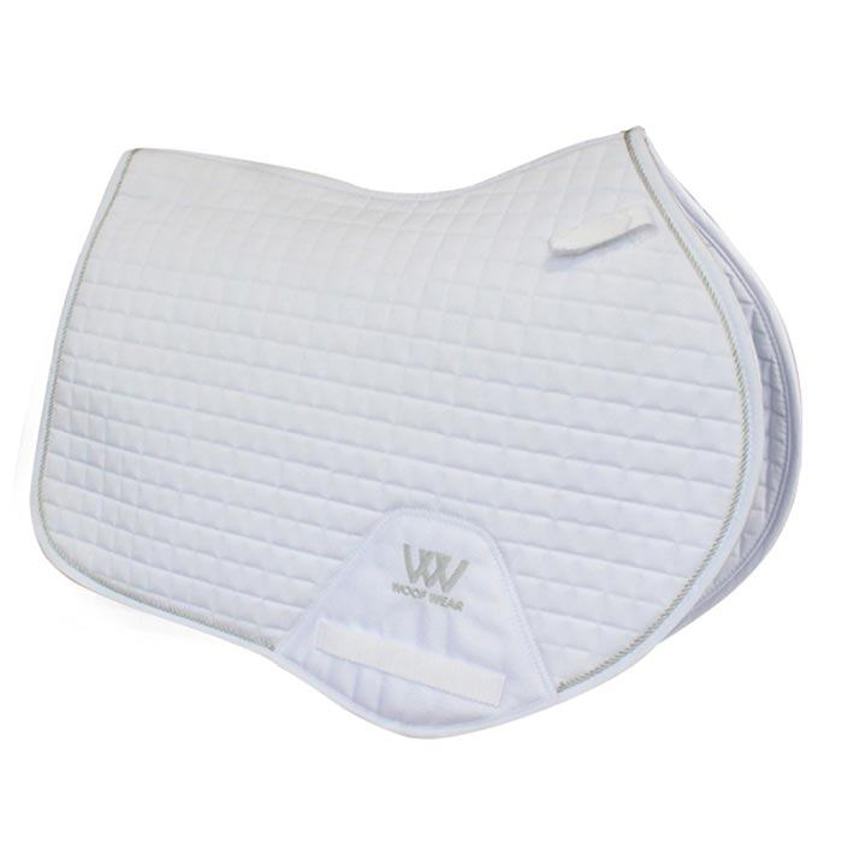 White/Silver Cord Woof Wear Close Contact Saddlecloth