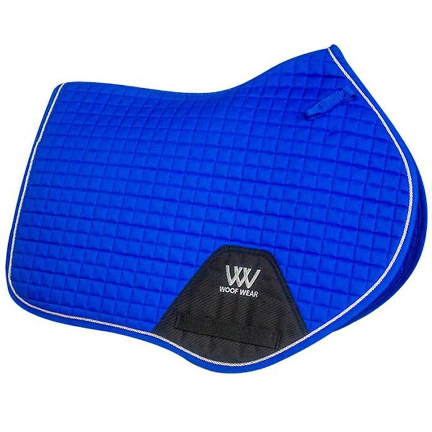 Electric Blue/Silver Cord Woof Wear Close Contact Saddlecloth