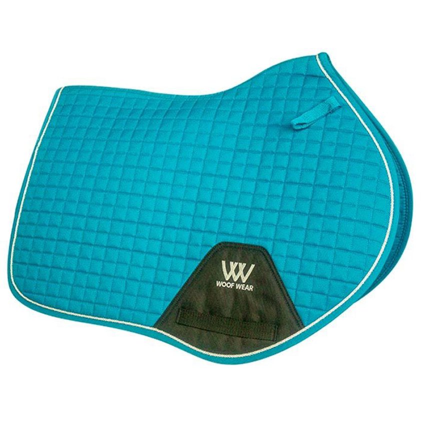 Turquoise/ Silver Cord Woof Wear Close Contact Saddlecloth