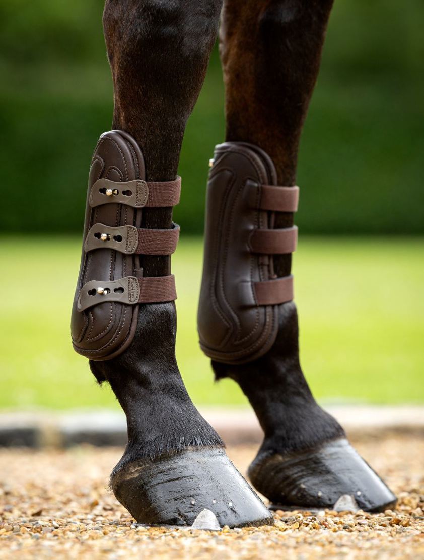 Brown LeMieux Capella 3 Strap Tendon Boots