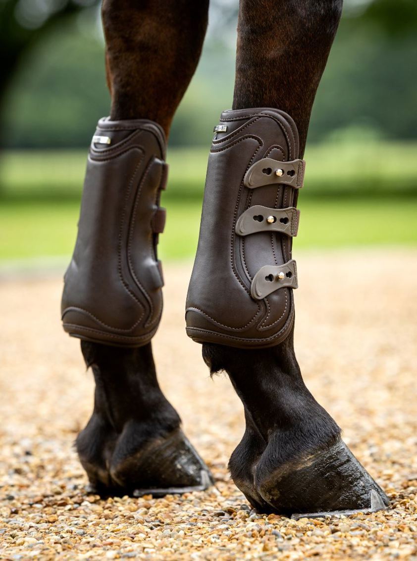Brown LeMieux Capella 3 Strap Tendon Boots