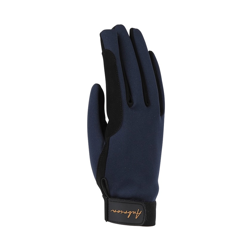 Navy Aubrion Team Winter Riding Gloves