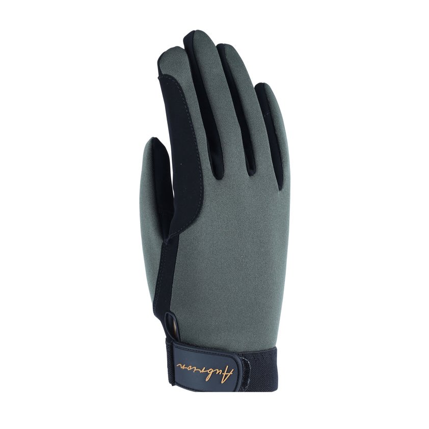 Khaki Aubrion Team Winter Riding Gloves